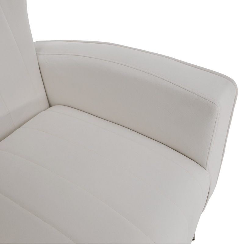 Casa si Gradina - Mobilier - Scaune si fotolii - Fotolii - Fotoliu relaxant, tesatura Velvet bej, BARET - Infinity.ro