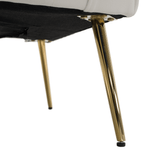 Casa si Gradina - Mobilier - Scaune si fotolii - Fotolii - Fotoliu relaxant, tesatura Velvet bej, BARET - Infinity.ro