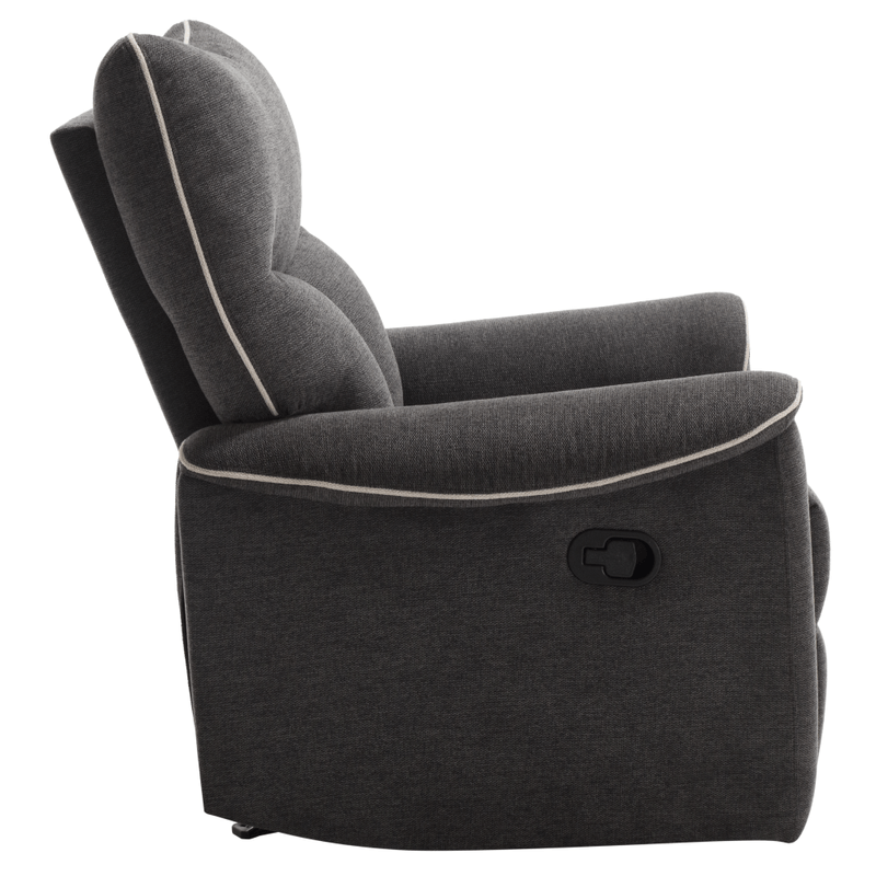 Casa si Gradina - Mobilier - Scaune si fotolii - Fotolii - Fotoliu relaxant, gri inchis/gri deschis, NADER - Infinity.ro
