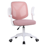 Casa si Gradina - Mobilier - Scaune si fotolii - Scaune - Fotoliu de birou, roz/alb, SOLARI - Infinity.ro