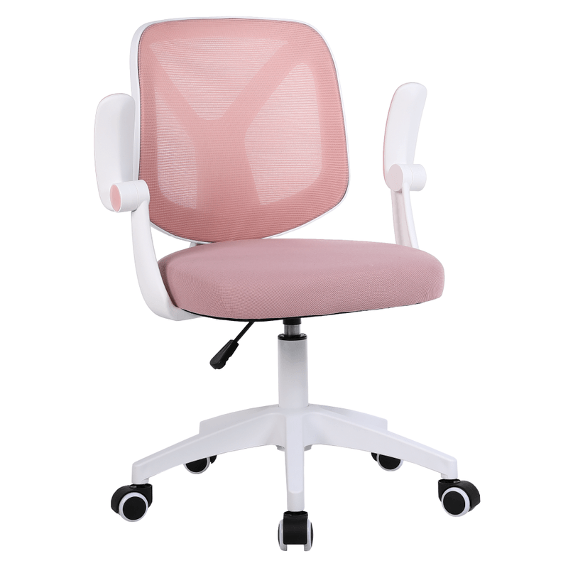Casa si Gradina - Mobilier - Scaune si fotolii - Scaune - Fotoliu de birou, roz/alb, SOLARI - Infinity.ro