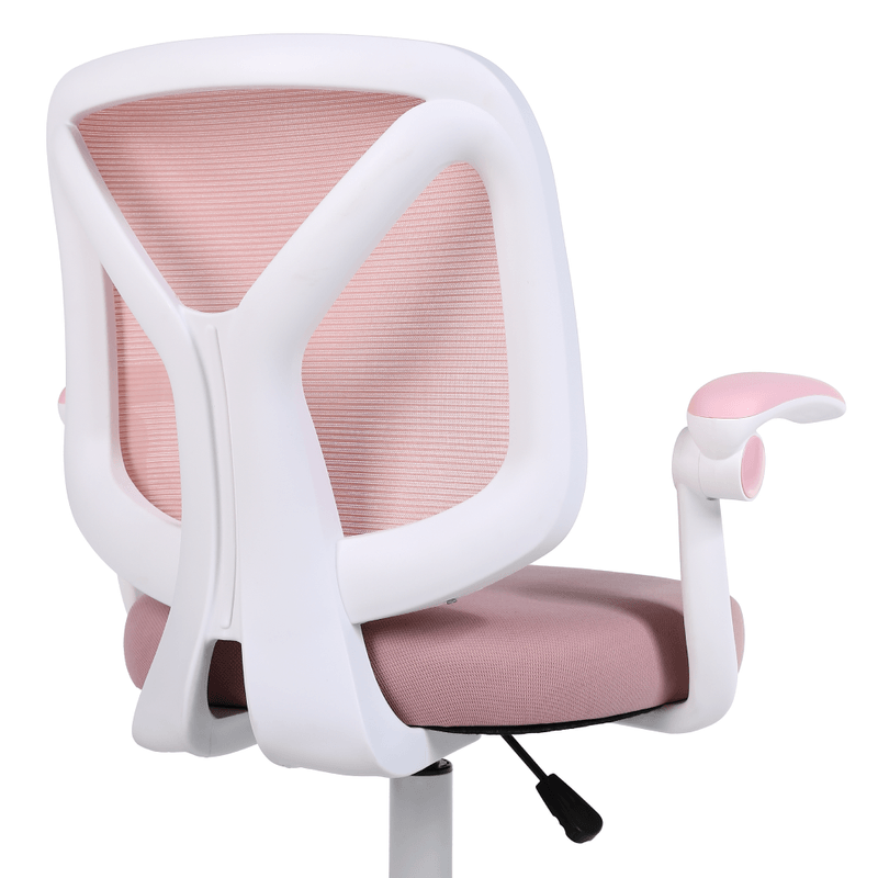 Casa si Gradina - Mobilier - Scaune si fotolii - Scaune - Fotoliu de birou, roz/alb, SOLARI - Infinity.ro