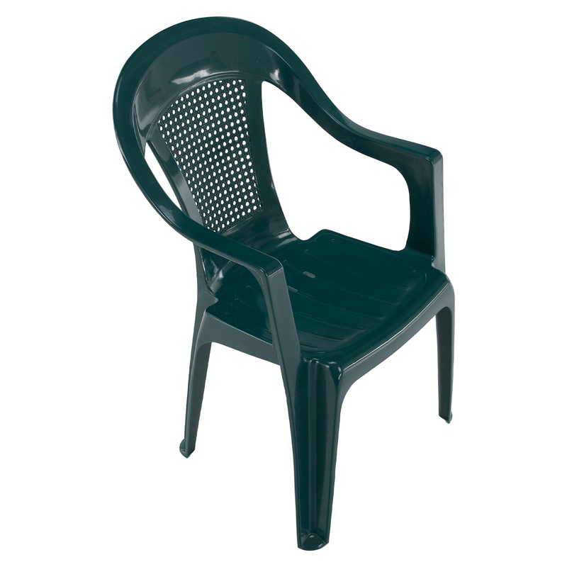 Casa si Gradina - Gradina si terasa - Mobilier exterior - Scaune si sezlonguri gradina - Fotoliu de gradina stivuibil, verde, MEDRO - Infinity.ro