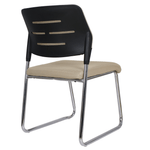 Casa si Gradina - Mobilier - Scaune si fotolii - Scaune - Scaun de conferinta, maro deschis/crom, KLEDI - Infinity.ro