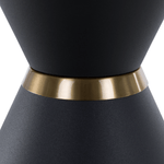 Casa si Gradina - Mobilier - Mese si birouri - Masute de cafea - Masute de cafea, set de 2 bucati, marmura/negru/auriu, metal, MABUZ NEW - Infinity.ro