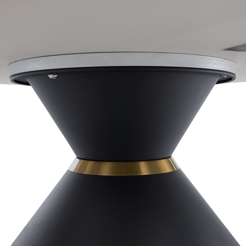 Casa si Gradina - Mobilier - Mese si birouri - Masute de cafea - Masute de cafea, set de 2 bucati, marmura/negru/auriu, metal, MABUZ NEW - Infinity.ro