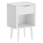 Casa si Gradina - Mobilier - Comode si corpuri - Noptiere - Noptiera, alba, TOBI - Infinity.ro