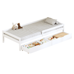 Casa si Gradina - Mobilier - Mobilier copii - Patuturi copii - Pat cu spatiu de depozitare, 90x200, alb, MIX NEW - Infinity.ro