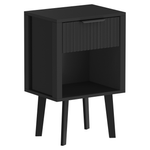 Casa si Gradina - Mobilier - Comode si corpuri - Noptiere - Noptiera, neagra, TOBI - Infinity.ro