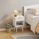 Casa si Gradina - Mobilier - Comode si corpuri - Noptiere - Noptiera, alba, TOBI - Infinity.ro
