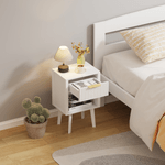 Casa si Gradina - Mobilier - Comode si corpuri - Noptiere - Noptiera, alba, TOBI - Infinity.ro