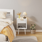 Casa si Gradina - Mobilier - Comode si corpuri - Noptiere - Noptiera, alba, TOBI - Infinity.ro