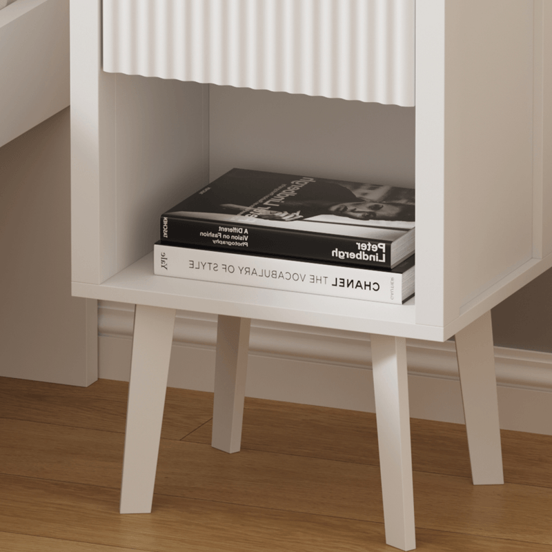 Casa si Gradina - Mobilier - Comode si corpuri - Noptiere - Noptiera, alba, TOBI - Infinity.ro