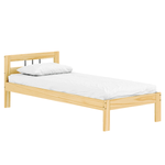 Casa si Gradina - Mobilier - Paturi si accesorii - Paturi - Pat cu somiera, natural, lemn de pin, 90x200, JONA NEW - Infinity.ro