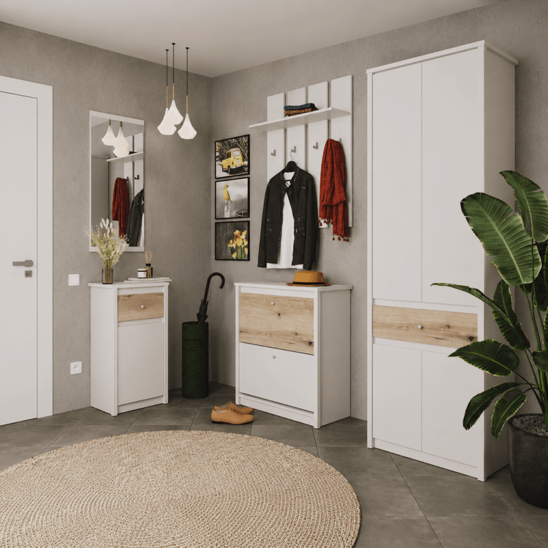 Casa si Gradina - Mobilier - Comode si corpuri - Comode - Comoda, casmir/stejar evoke, KAROS 1D1S - Infinity.ro