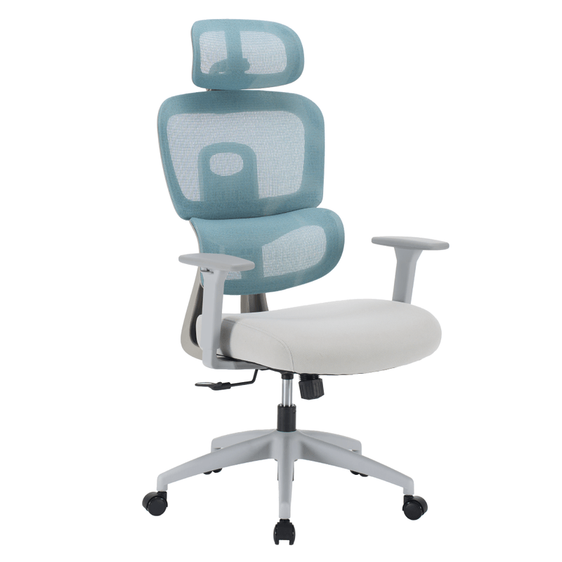 Casa si Gradina - Mobilier - Scaune si fotolii - Scaune - Fotoliu de birou, neomint/gri deschis/gri, portanta 150 kg, ERMEN - Infinity.ro