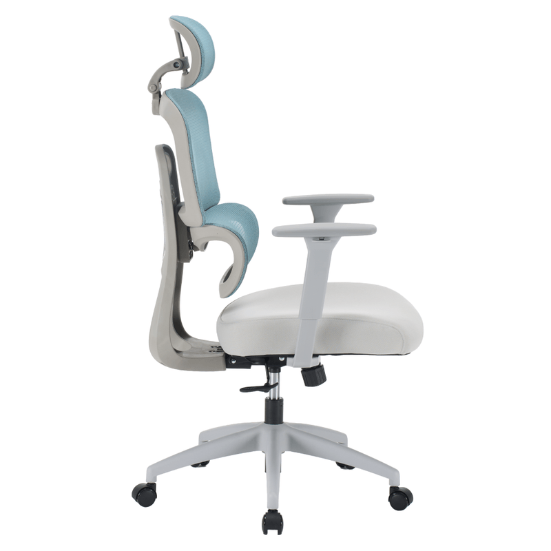 Casa si Gradina - Mobilier - Scaune si fotolii - Scaune - Fotoliu de birou, neomint/gri deschis/gri, portanta 150 kg, ERMEN - Infinity.ro