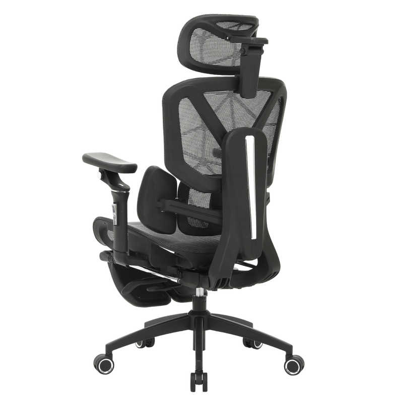 Casa si Gradina - Mobilier - Scaune si fotolii - Scaune - Fotoliu de birou, gri inchis/negru, portanta 150 kg, VILMER - Infinity.ro