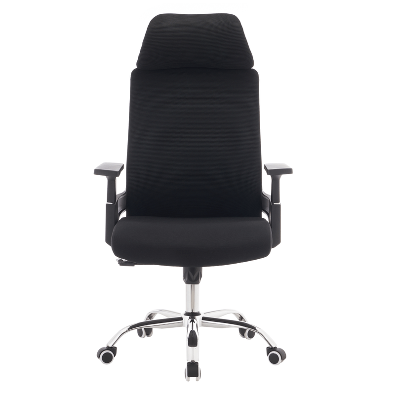 Casa si Gradina - Mobilier - Scaune si fotolii - Scaune - Fotoliu de birou, negru/crom, portanta 150 kg, HOLGER - Infinity.ro