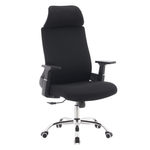 Casa si Gradina - Mobilier - Scaune si fotolii - Scaune - Fotoliu de birou, negru/crom, portanta 150 kg, HOLGER - Infinity.ro