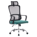 Casa si Gradina - Mobilier - Scaune si fotolii - Scaune - Fotoliu de birou, negru/verde/crom, portanta 150 kg, RANDY - Infinity.ro