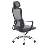 Casa si Gradina - Mobilier - Scaune si fotolii - Scaune - Fotoliu de birou, negru/gri/crom, portanta 150 kg, RANDY - Infinity.ro