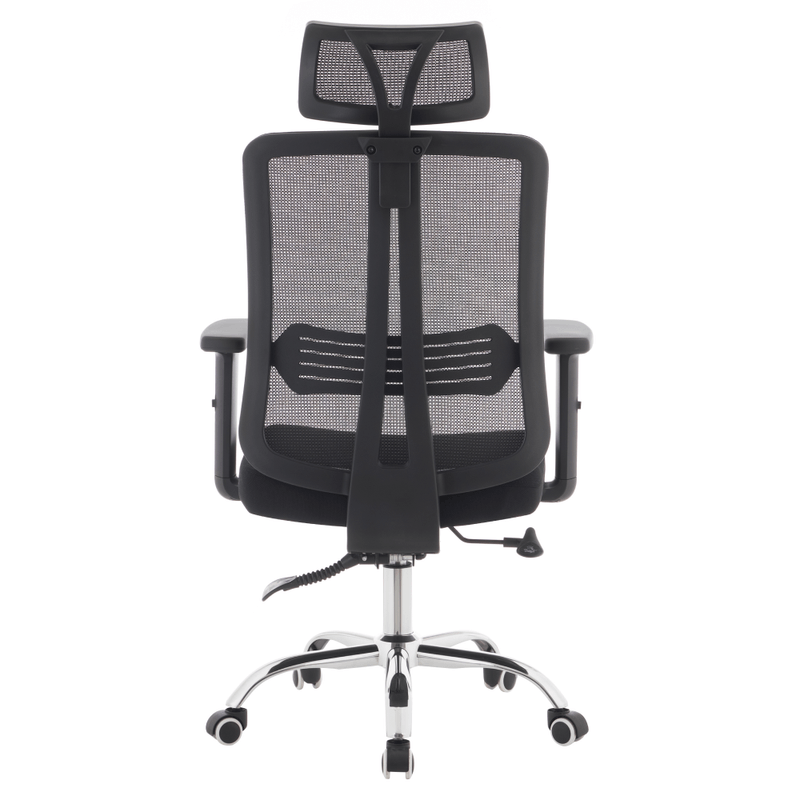 Casa si Gradina - Mobilier - Scaune si fotolii - Scaune - Fotoliu de birou, negru/crom, portanta 150 kg, DUVAL - Infinity.ro