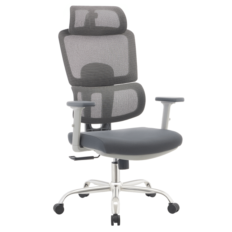 Casa si Gradina - Mobilier - Scaune si fotolii - Scaune - Fotoliu de birou, gri/crom, portanta 150 kg, BYRON - Infinity.ro