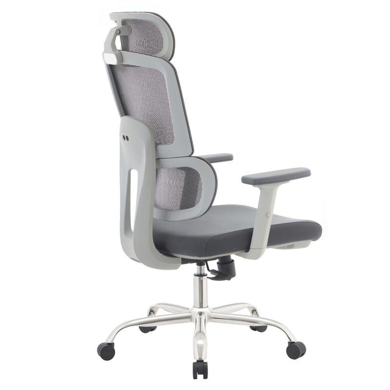 Casa si Gradina - Mobilier - Scaune si fotolii - Scaune - Fotoliu de birou, gri/crom, portanta 150 kg, BYRON - Infinity.ro