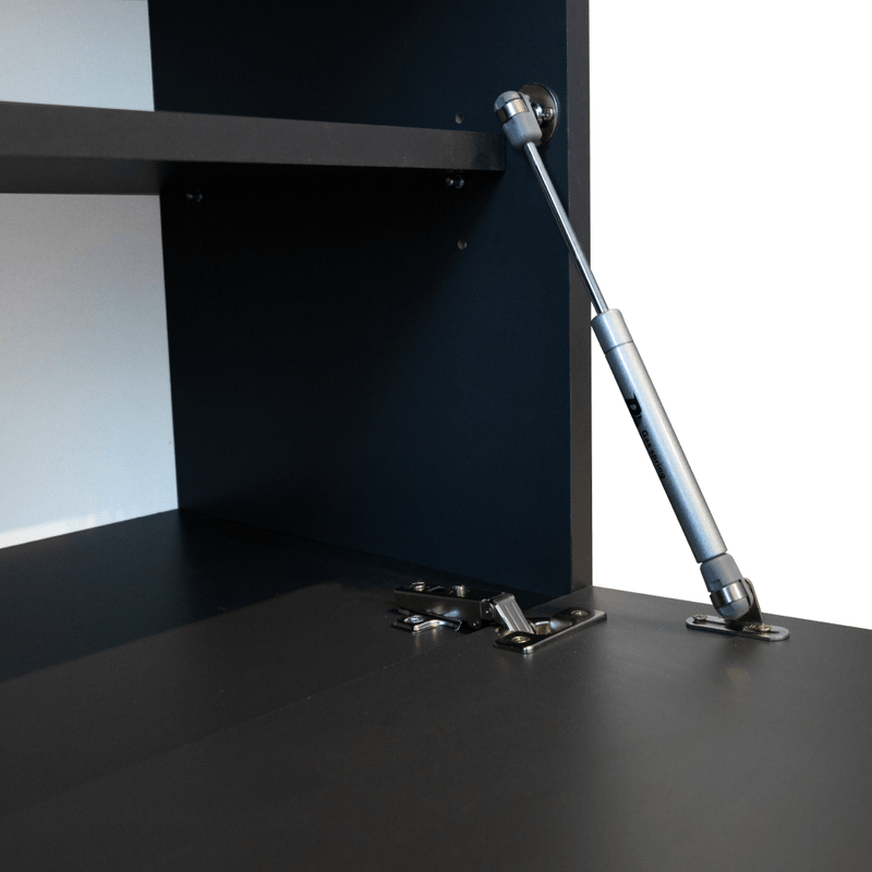 Casa si Gradina - Mobilier - Dulapuri si sifoniere - Dulapuri - Set de hol, antracit extra lucios HG/stejar artisan, ALIVA V2 - Infinity.ro
