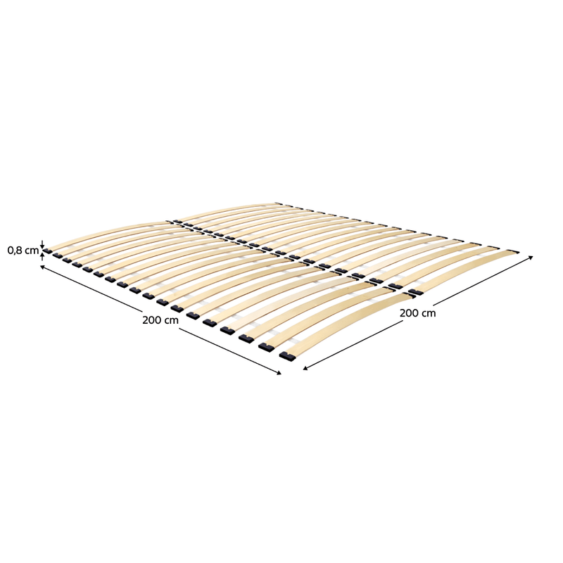 Casa si Gradina - Mobilier - Saltele si somiere - Somiere - Somiera roluibila, 200x200 cm, BREZO - Infinity.ro