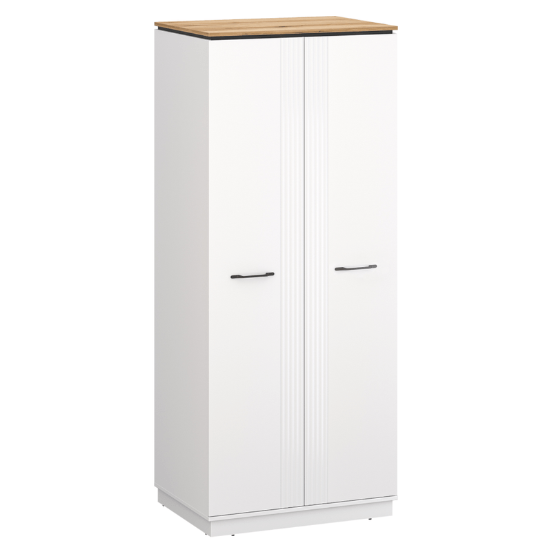 Casa si Gradina - Mobilier - Dulapuri si sifoniere - Dulapuri - Dulap, alb/stejar evoke, VELIS 2D - Infinity.ro