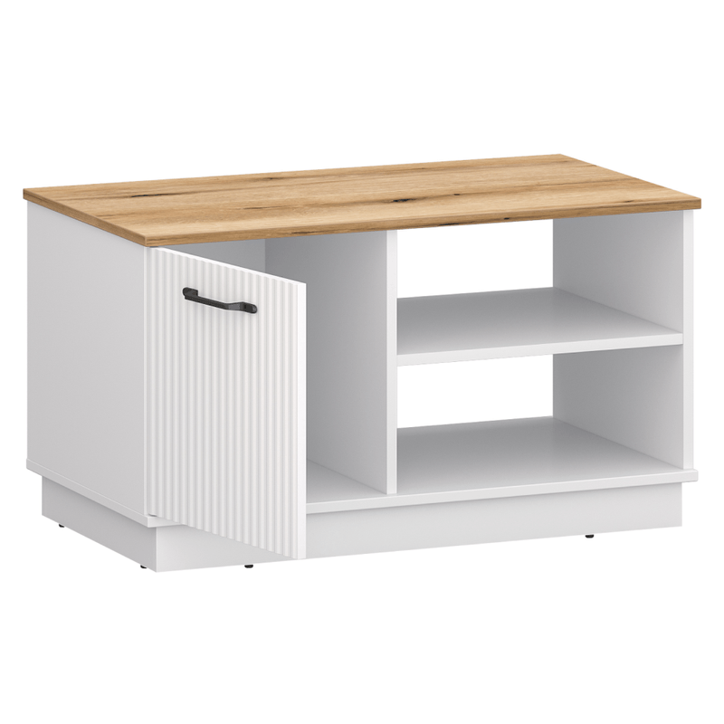 Casa si Gradina - Mobilier - Mese si birouri - Masute de cafea - Masuta de cafea, alb/stejar evoke, VELIS 1D - Infinity.ro