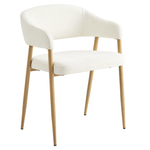 Casa si Gradina - Mobilier - Scaune si fotolii - Scaune - Fotoliu de sufragerie de design, crem/fag, NIZAR TYP 1 - Infinity.ro