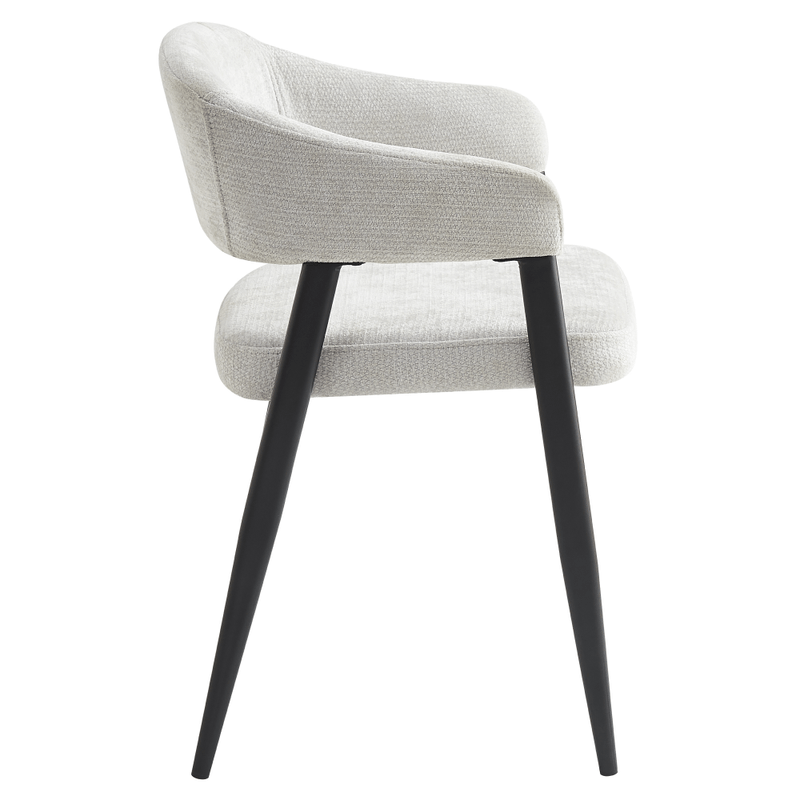 Casa si Gradina - Mobilier - Scaune si fotolii - Scaune - Fotoliu de sufragerie design, gri deschis/negru, NIZAR TYP 2 - Infinity.ro