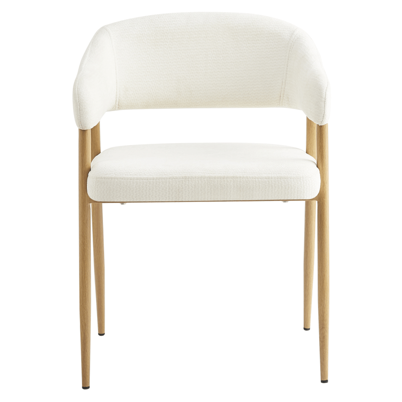 Casa si Gradina - Mobilier - Scaune si fotolii - Scaune - Fotoliu de sufragerie de design, crem/fag, NIZAR TYP 1 - Infinity.ro