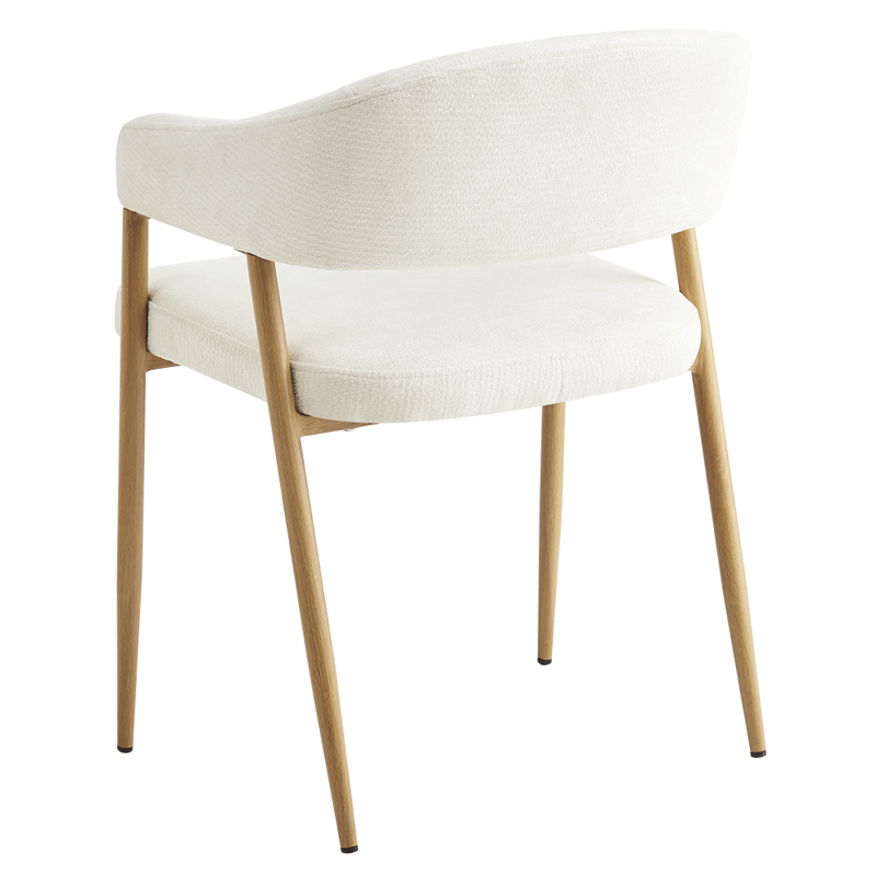 Casa si Gradina - Mobilier - Scaune si fotolii - Scaune - Fotoliu de sufragerie de design, crem/fag, NIZAR TYP 1 - Infinity.ro