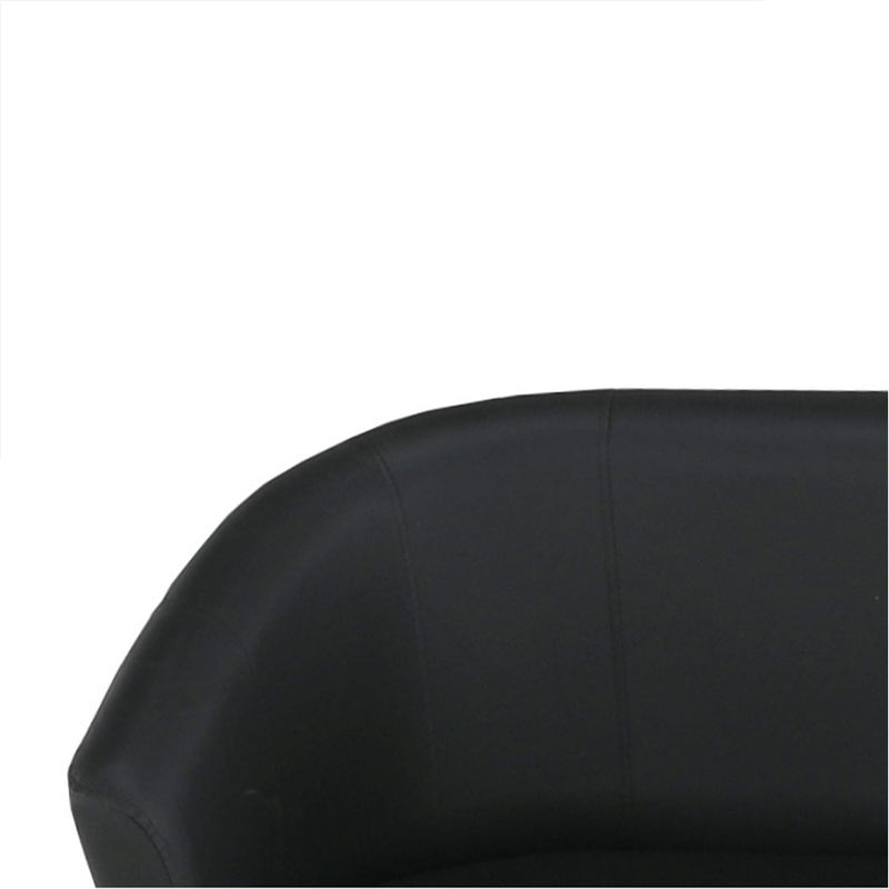 Casa si Gradina - Mobilier - Scaune si fotolii - Fotolii - Fotoliu de club dublu, piele ecologica Damasko neagra, CUBA - Infinity.ro