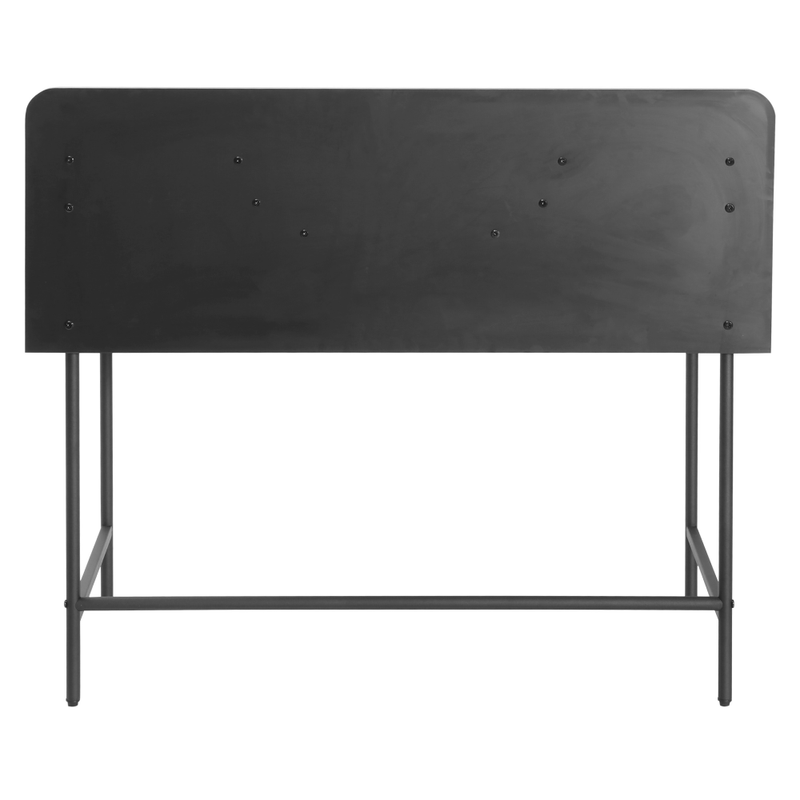 Casa si Gradina - Mobilier - Mese si birouri - Birouri - Masa PC, stejar/negru, KOMPUS - Infinity.ro