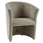 Casa si Gradina - Mobilier - Scaune si fotolii - Fotolii - Fotoliu de club, material textil gri-bej Taupe Coral, CUBA - Infinity.ro