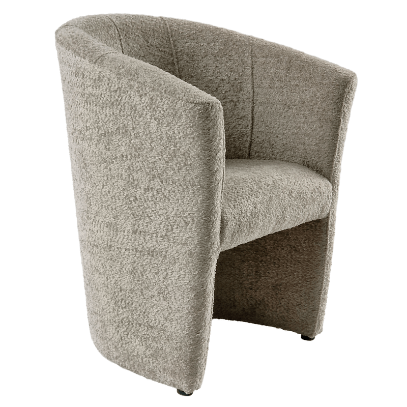 Casa si Gradina - Mobilier - Scaune si fotolii - Fotolii - Fotoliu de club, material textil gri-bej Taupe Coral, CUBA - Infinity.ro