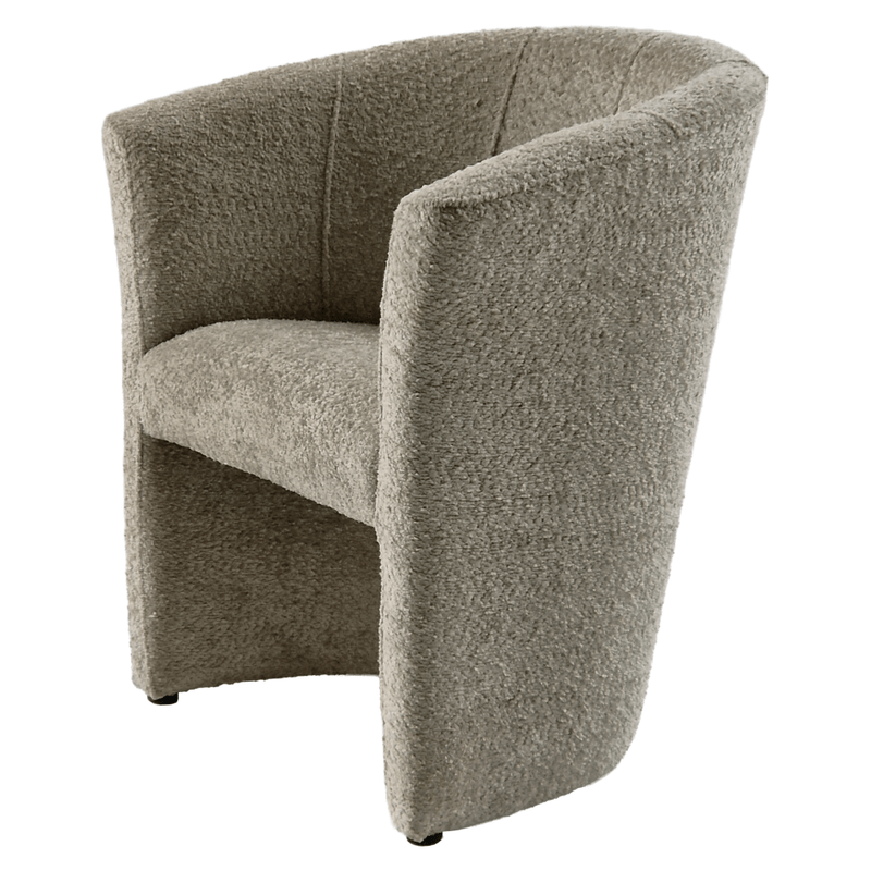 Casa si Gradina - Mobilier - Scaune si fotolii - Fotolii - Fotoliu de club, material textil gri-bej Taupe Coral, CUBA - Infinity.ro