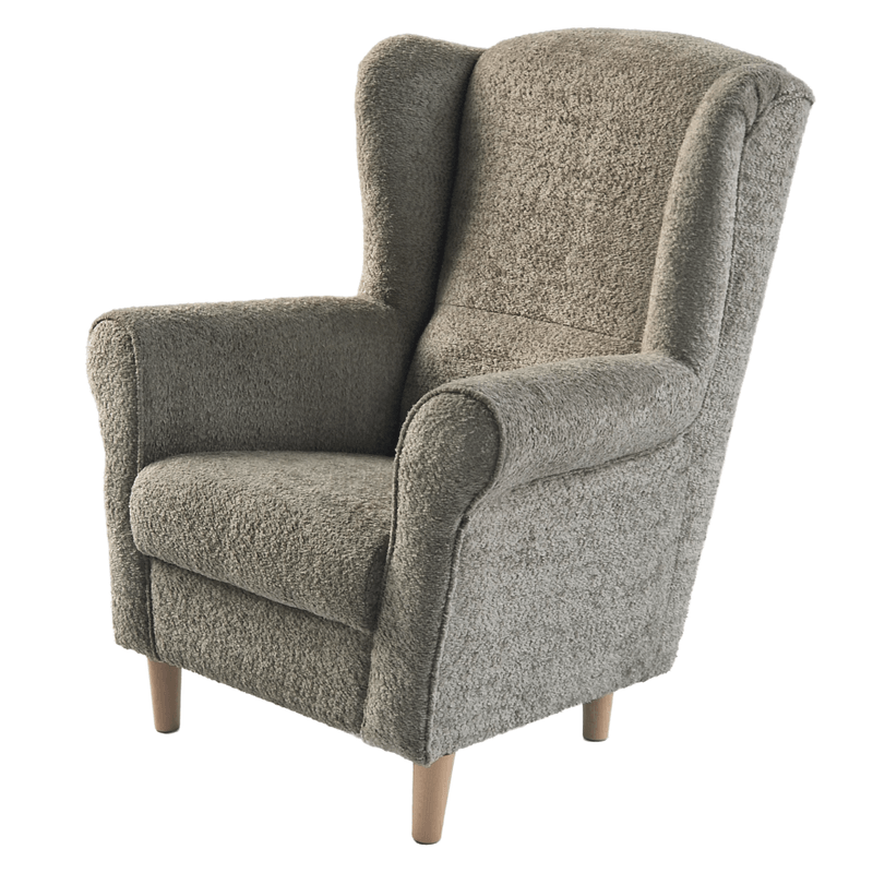 Casa si Gradina - Mobilier - Scaune si fotolii - Fotolii - Fotoliu, textil gri-bej Taupe Coral, CHARLOT - Infinity.ro