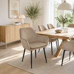 Casa si Gradina - Mobilier - Scaune si fotolii - Scaune - Fotoliu de design, catifea Velvet gri maroniu Taupe, ZIRKON NEW - Infinity.ro