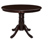 Casa si Gradina - Mobilier - Mese si birouri - Mese bucatarie si dining - Masa de sufragerie, rotunda, castanie, diametru 106 cm, TABLOS NEW - Infinity.ro