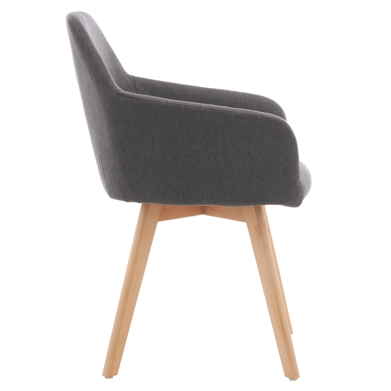 Casa si Gradina - Mobilier - Scaune si fotolii - Scaune - Fotoliu de design, gri inchis/fag, CLORIN 2 NEW - Infinity.ro