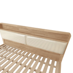 Casa si Gradina - Mobilier - Paturi si accesorii - Paturi - Pat matrimonial, 180x200, lemn masiv, natural, KIMIA - Infinity.ro