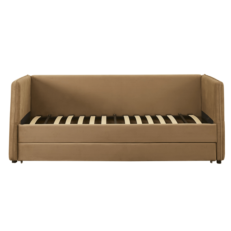 Casa si Gradina - Mobilier - Mobilier copii - Patuturi copii - Pat cu pat suplimentar extensibil, maro, 90x200, TALNIA - Infinity.ro
