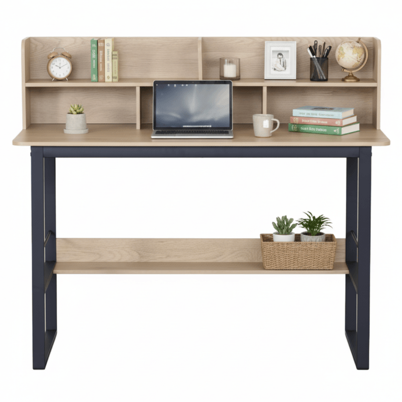 Casa si Gradina - Mobilier - Mese si birouri - Birouri - Birou cu polita, stejar/negru, TAMIS - Infinity.ro