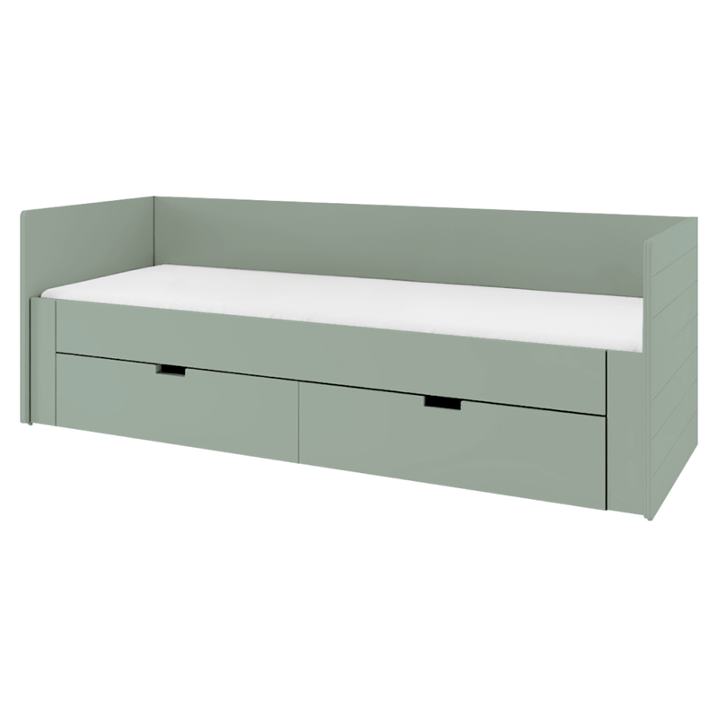 Casa si Gradina - Mobilier - Mobilier copii - Patuturi copii - Patul extensibil, verde-gri, 90/180x200, ANTONY - Infinity.ro